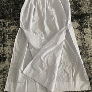 MONICA NERA White Maxi Skirt